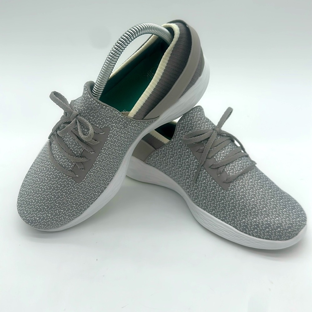 Skechers You Inspire Womens Shoes 14950 Inspire Slip On Sneaker Grey Size 7.5